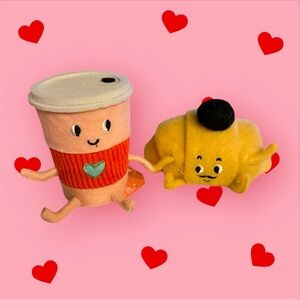 Spritz Valentine’s decor, croissant and coffee